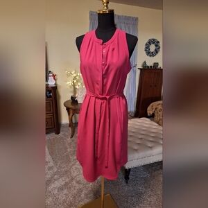 Banana Republic Fuchsia Sleeveless Mini Dress